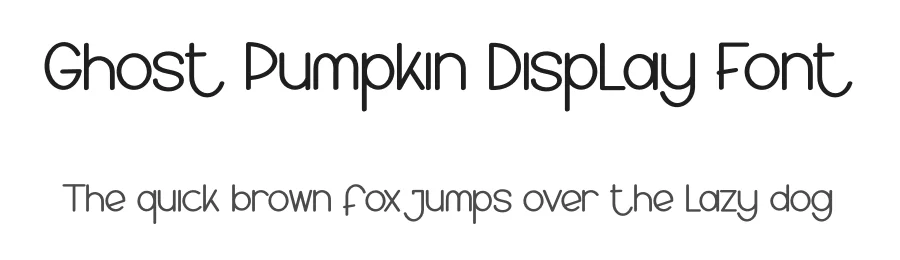 Ghost Pumpkin Display Font by creativeletter — Display Font