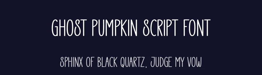 Ghost Pumpkin Script Font by creativeletter — Display Font — thumbnail 2