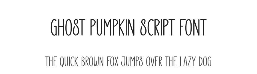Ghost Pumpkin Script Font by creativeletter — Display Font
