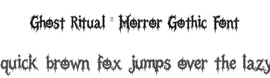 Ghost Ritual – Horror Gothic Font