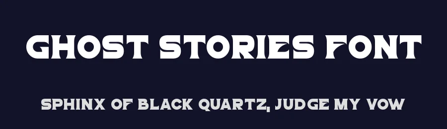 Ghost Stories Font by Dadiomouse — Display Font — thumbnail 2