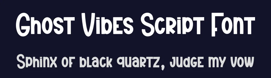 Ghost Vibes Script Font by creativeletter — Display Font — thumbnail 2