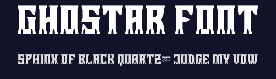 Ghostar Font by edricstudio — Decorative Font — thumbnail 2
