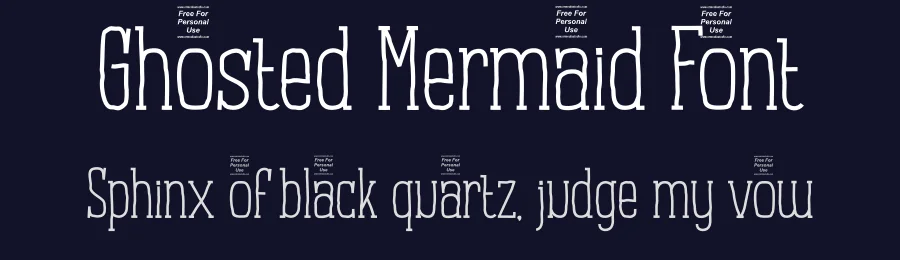 Ghosted Mermaid Font by ErmediaStudio — Display Font — thumbnail 2
