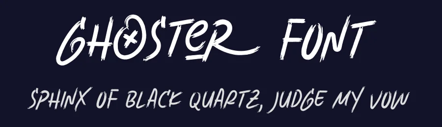 Ghoster Font by mhdafifersya — Script Handwritten Font — thumbnail 2
