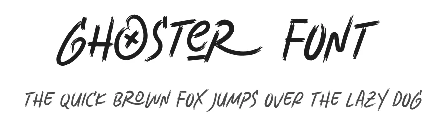 Ghoster Font by mhdafifersya — Script Handwritten Font
