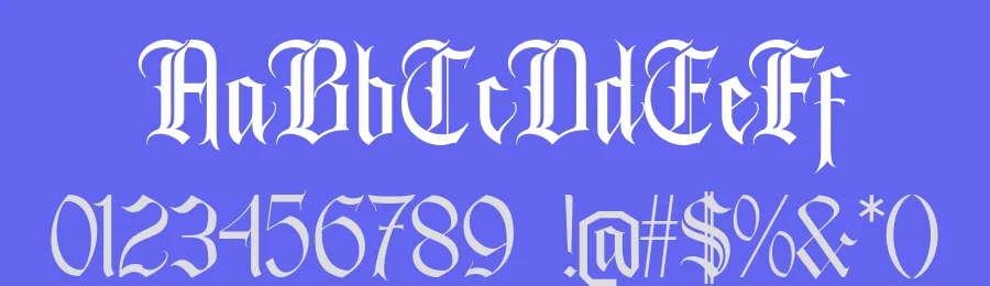 Ghosthey Blackletter Font by alit design — Blackletter Font — thumbnail 3