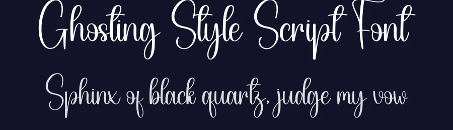 Ghosting Style Script Font by creativeletter — Script Handwritten Font — thumbnail 2