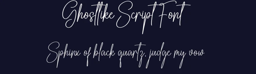 Ghostlike Script Font by creativeletter — Script Handwritten Font — thumbnail 2