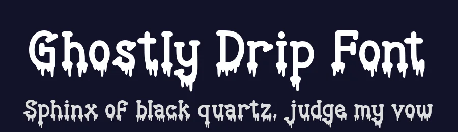 Ghostly Drip Font by AEN Creative Studio — Display Font — thumbnail 2