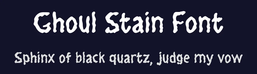 Ghoul Stain Font by bearydsgn — Blackletter Font — thumbnail 2