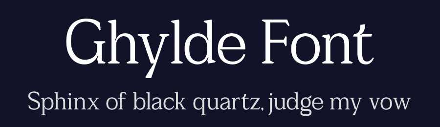 Ghylde Font by Krismagraph — Serif Font — thumbnail 2