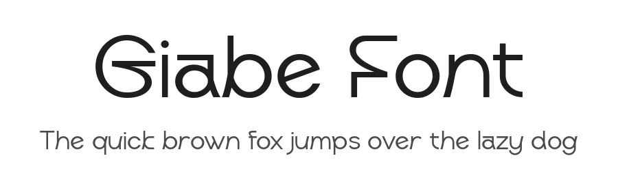 Giabe Font by Sealoung — Sans Serif Font