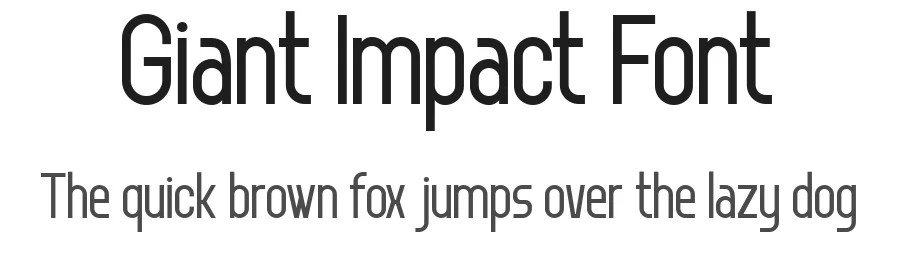 Giant Impact Font by Say Studio — Display Font