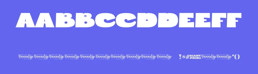 Giant Pride Font by Din Studio — Sans Serif Font — thumbnail 3