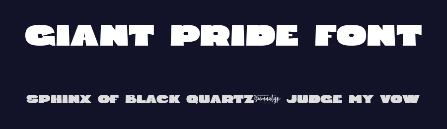 Giant Pride Font by Din Studio — Sans Serif Font — thumbnail 2