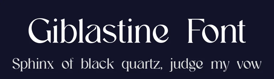 Giblastine Font by UICreative — Serif Font — thumbnail 2