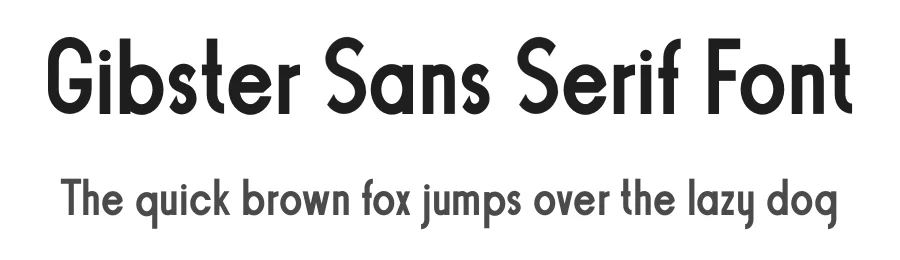 Gibster Sans Serif Font by wellscriptstudio — Sans Serif Font