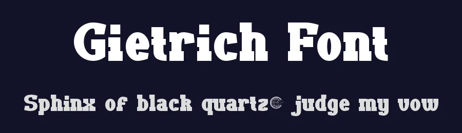 Gietrich Font by RaisProject — Display Font — thumbnail 2