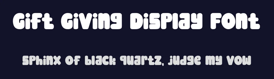 Gift Giving Display Font by Siapgraph — Display Font — thumbnail 2