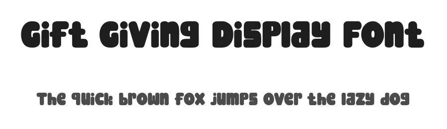 Gift Giving Display Font by Siapgraph — Display Font