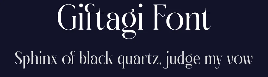 Giftagi Font by timelesstype.co — Display Font — thumbnail 2