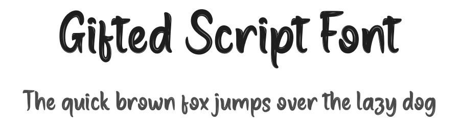 Gifted Script Font by productype — Script Handwritten Font
