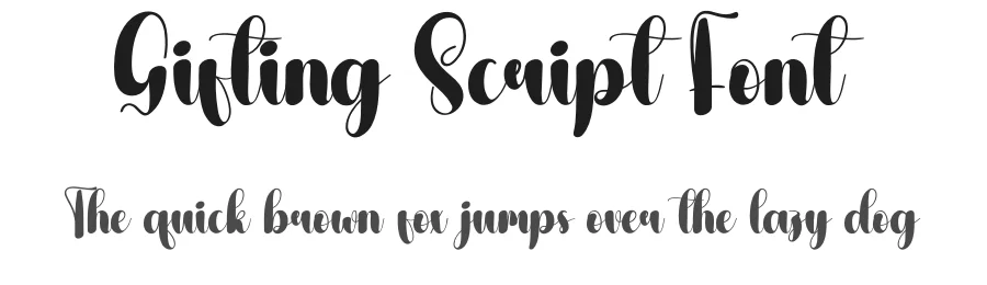Gifting Script Font by andikastudio — Script Handwritten Font