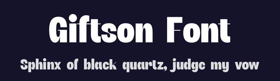 Giftson Font by timelesstype.co — Sans Serif Font — thumbnail 2