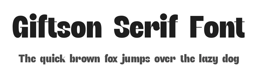 Giftson Serif Font by timelesstype.co — Sans Serif Font