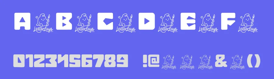 Gigaform Free Font by Letterlays — Display Font — thumbnail 3