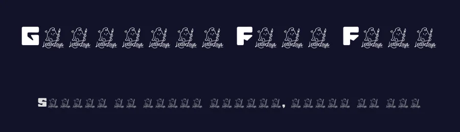 Gigaform Free Font by Letterlays — Display Font — thumbnail 2