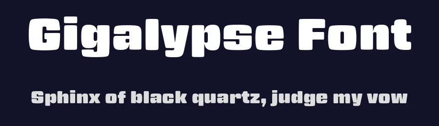 Gigalypse Font by Dunwich Type — Display Font — thumbnail 2