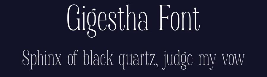 Gigestha Font by Mj Studio — Sans Serif Font — thumbnail 2