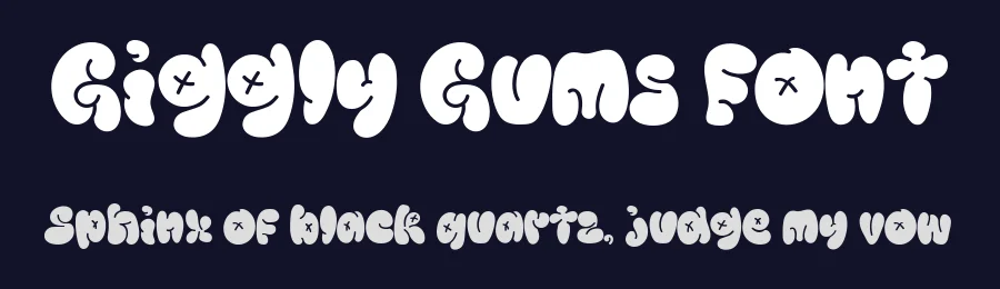 Giggly Gums Font by Dantype — Display Font — thumbnail 2