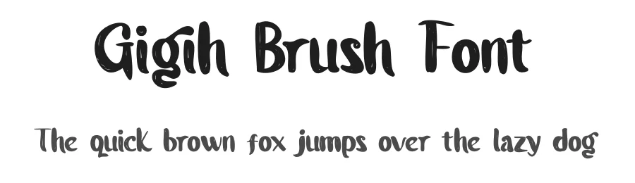 Gigih Brush Font by twinletter — Script Handwritten Font
