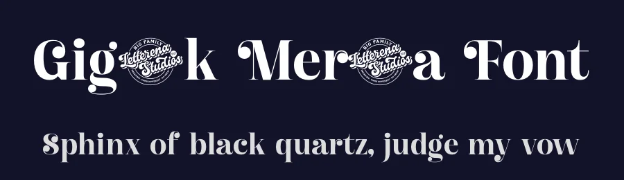 Giglik Merkia Font by letterenastudios — Serif Font — thumbnail 2