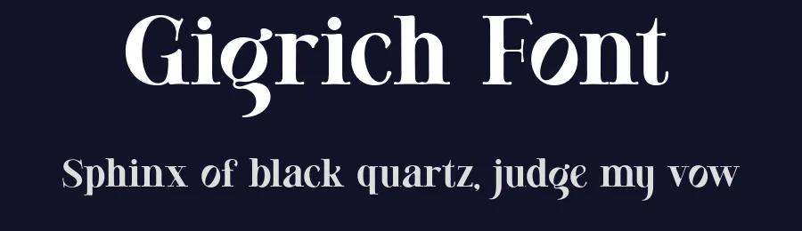 Gigrich Font by BearyType Studio — Serif Font — thumbnail 2