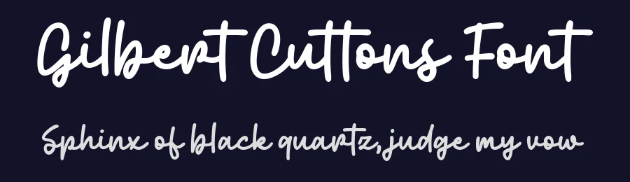 Gilbert Cuttons Font by Anxietype Foundry — Script Handwritten Font — thumbnail 2