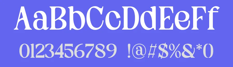 Gilgans Classic Serif Typeface by Violetnatural — Decorative Font — thumbnail 3