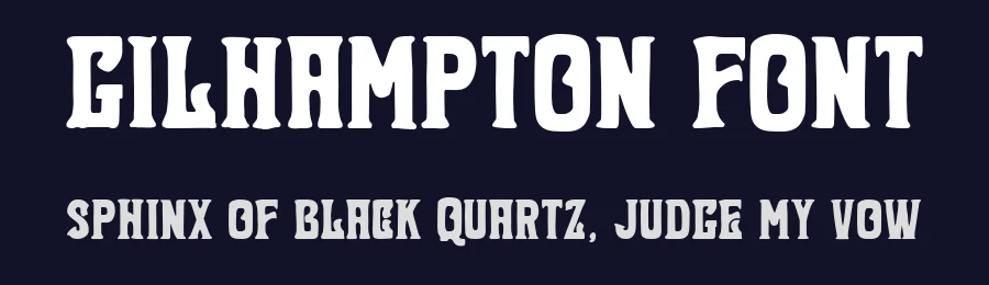 Gilhampton Font by Rillatype — Display Font — thumbnail 2