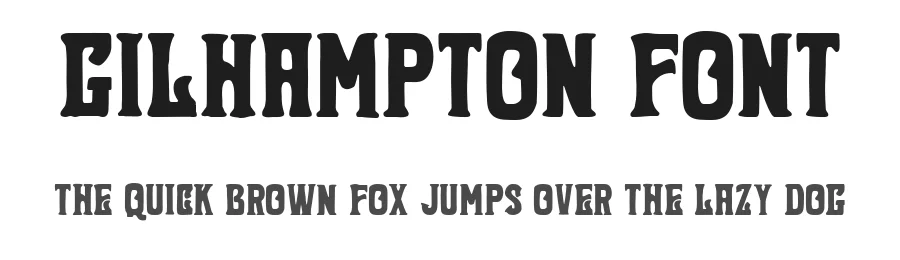 Gilhampton Font by Rillatype — Display Font