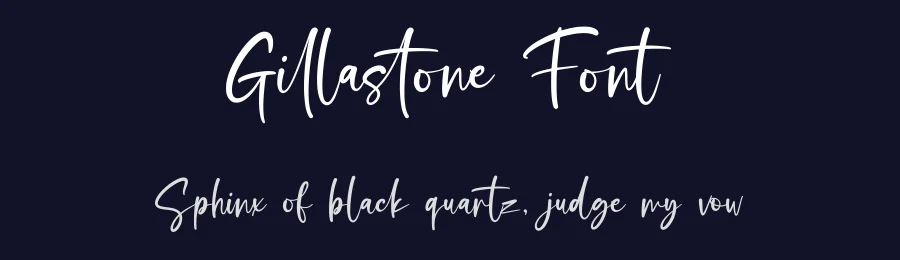 Gillastone Font by Basnistudio — Script Handwritten Font — thumbnail 2