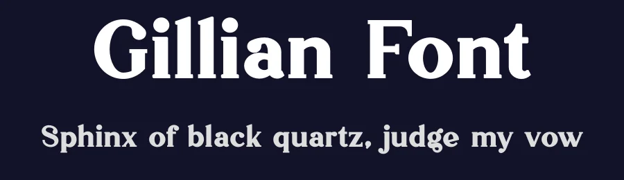 Gillian Font by vpcreativeshop — Display Font — thumbnail 2