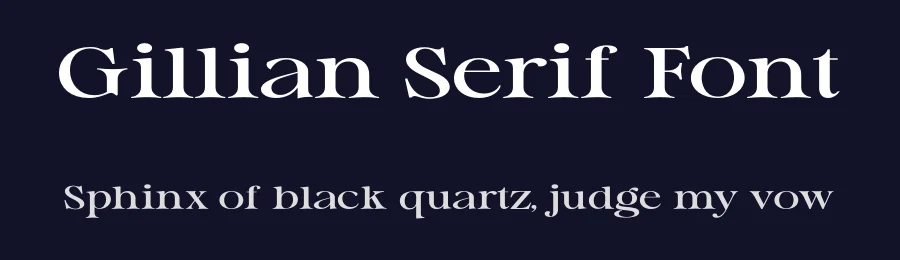 Gillian Serif Font by Marvadesign — Serif Font — thumbnail 2