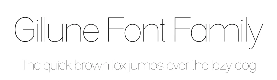 Gillune Font Family by Casloop — Sans Serif Font