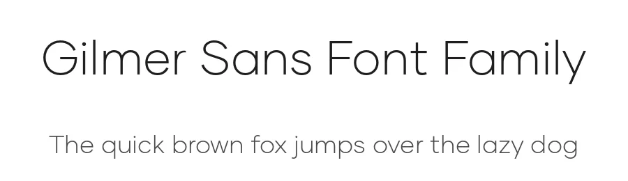 Gilmer Sans Font Family by Piotr Łapa — Sans Serif Font