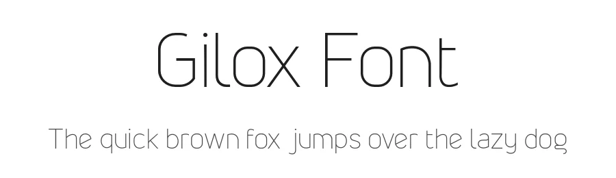 Gilox Font by NazmulsDesign — Sans Serif Font