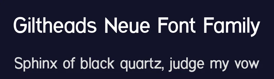 Giltheads Neue Font Family by UICreative — Decorative Font — thumbnail 2