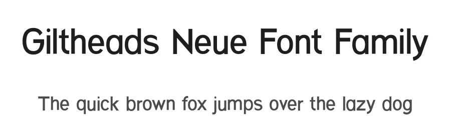 Giltheads Neue Font Family by UICreative — Decorative Font